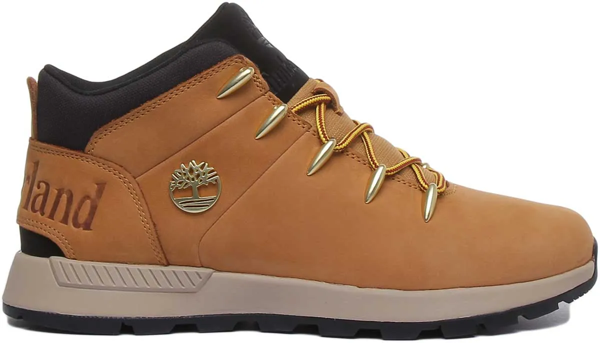 Timberland A1Xvq Sprint Trekker Mid Bottine Lacée En Blé Pour Hommes Timberland