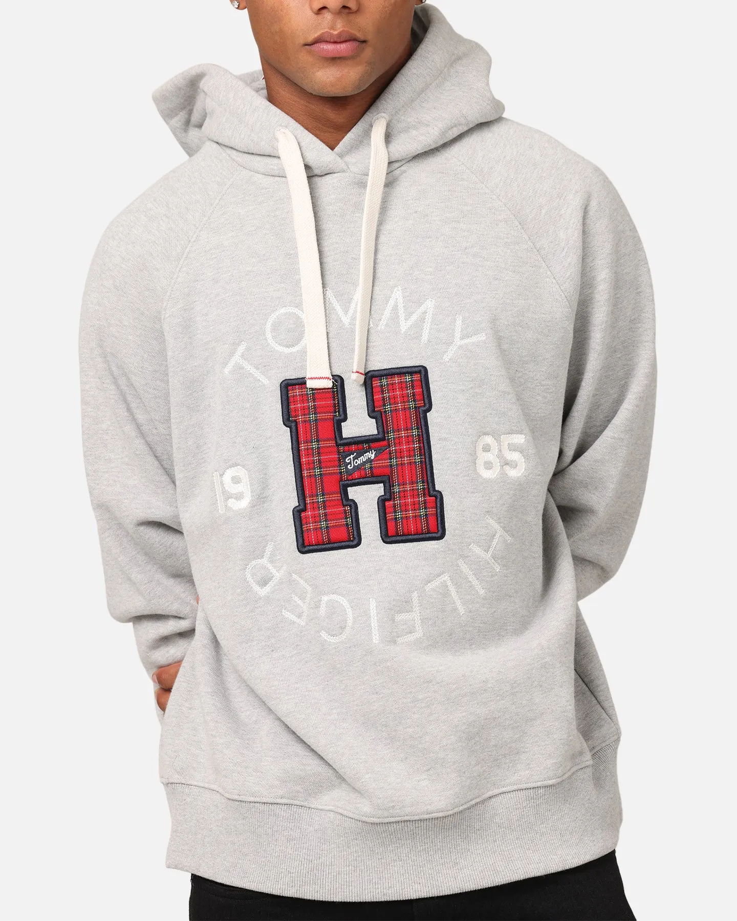 Tommy Jeans Sweat à capuche en éponge Gris clair Heat
