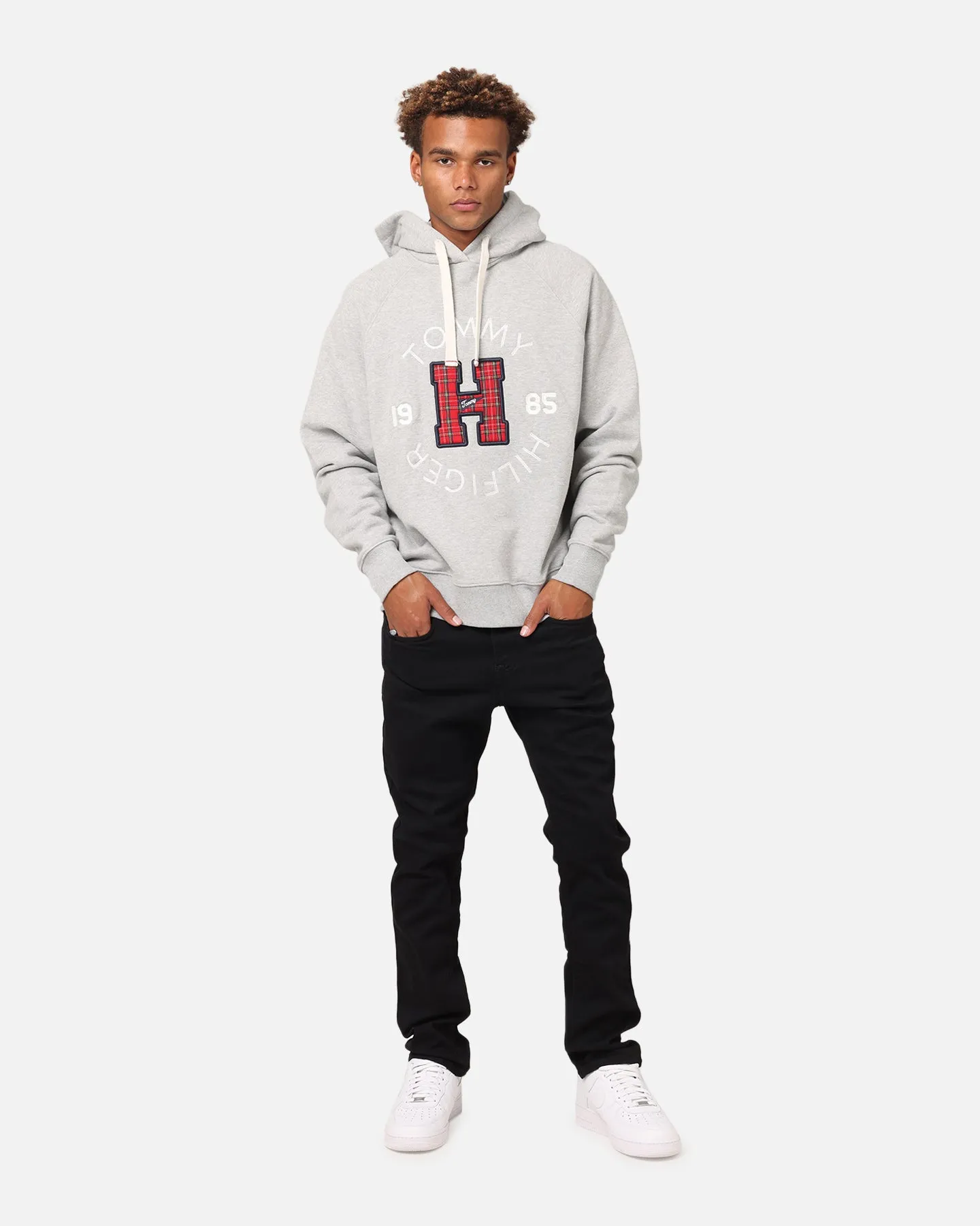 Tommy Jeans Sweat à capuche en éponge Gris clair Heat