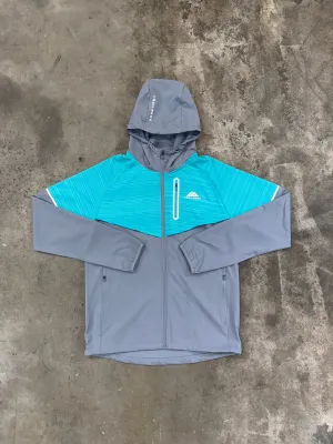 Trailberg Cloud AW24 Windbreaker - Grey / Turquoise