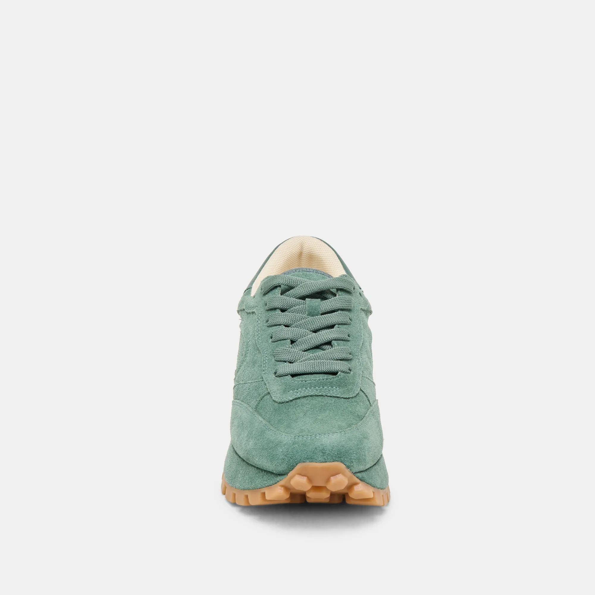 TRICIA SNEAKERS DK VELOURS VERT