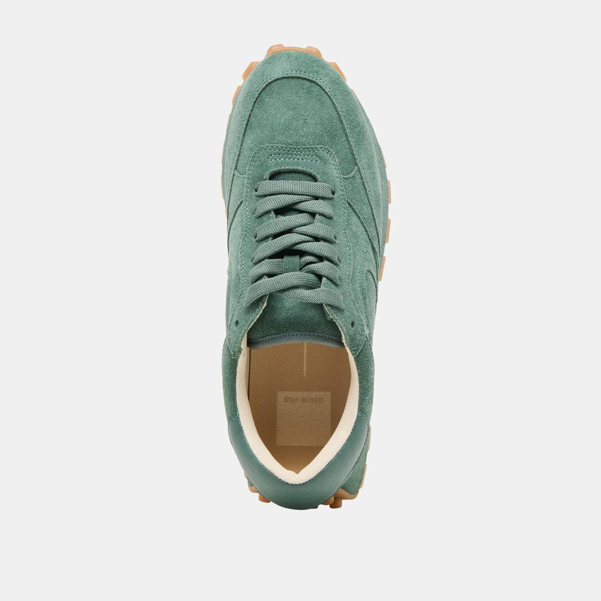 TRICIA SNEAKERS DK VELOURS VERT
