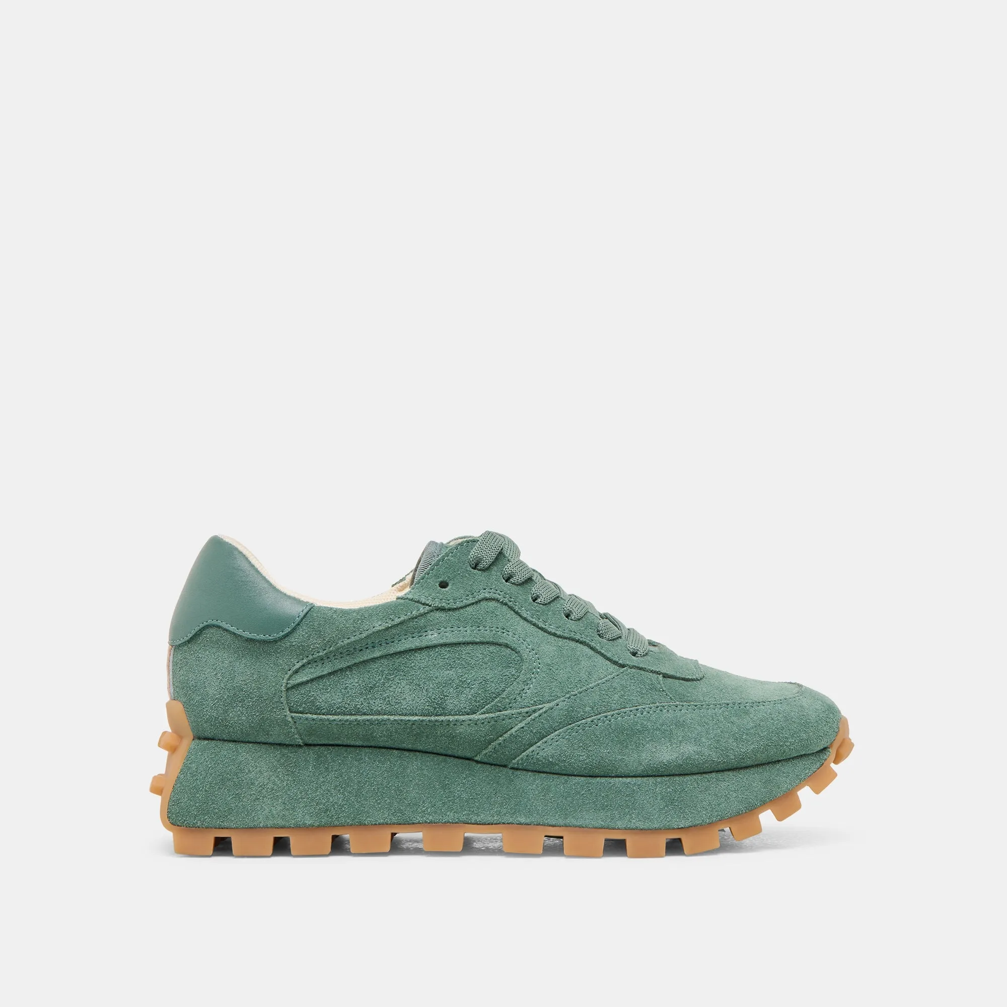 TRICIA SNEAKERS DK VELOURS VERT