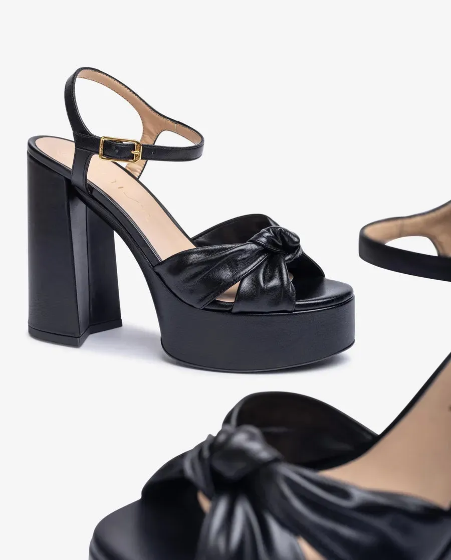 Chaussures Unisa Venza en Nappa Noir_Unisa