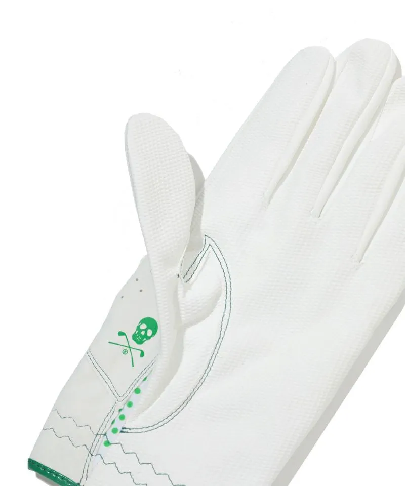 Gant technique unisexe blanc vectoriel
