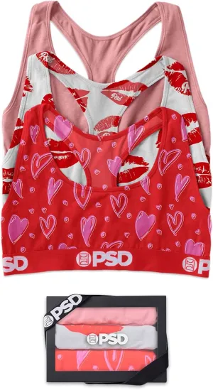 Vday Sports Bra 3Pack In Multi