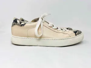 Veronica Beard Size 10 Beige/Black Blocked Reptile AS IS Shoes Sneakers