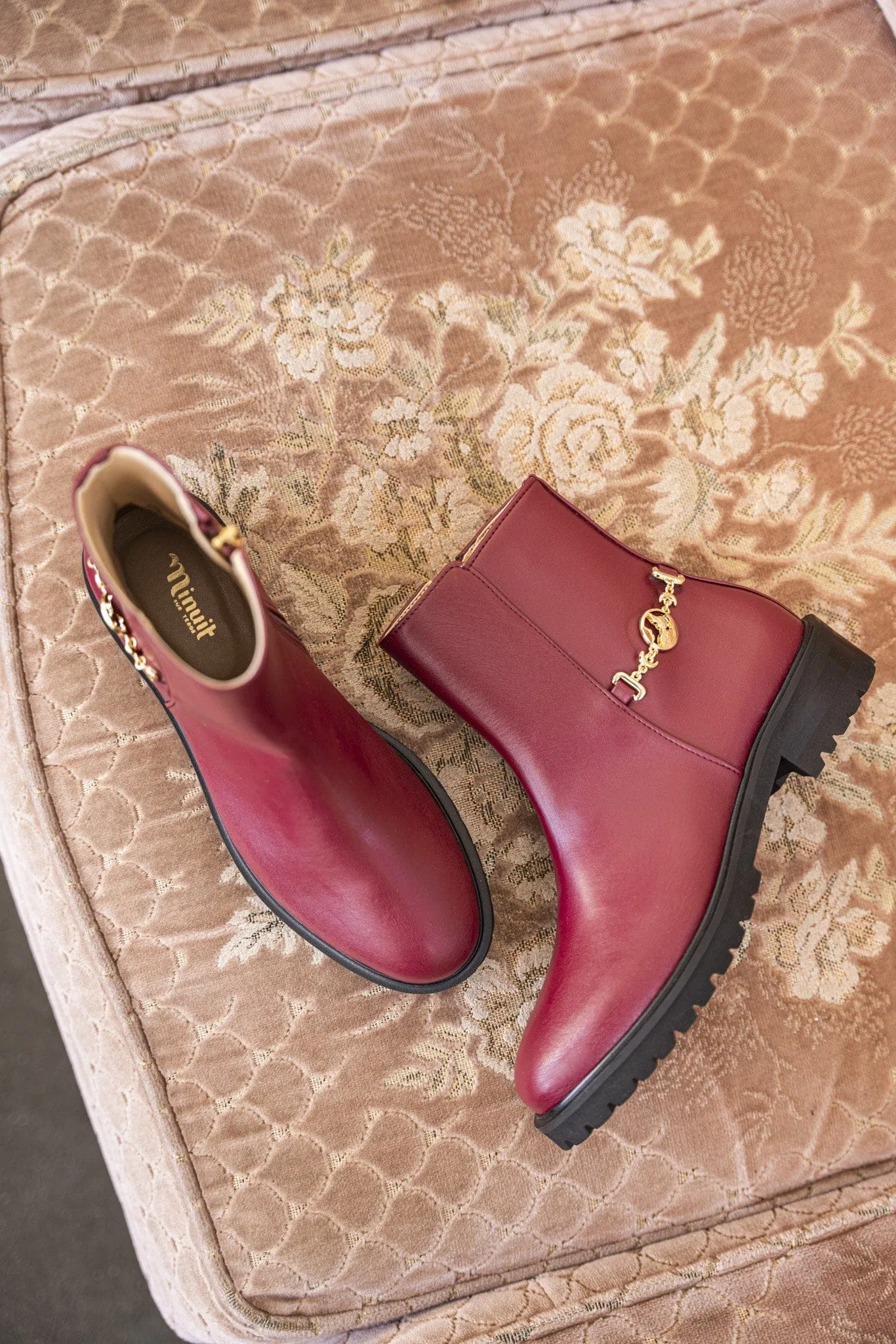 Bottes vegan Victory à la cheville | Bordeau