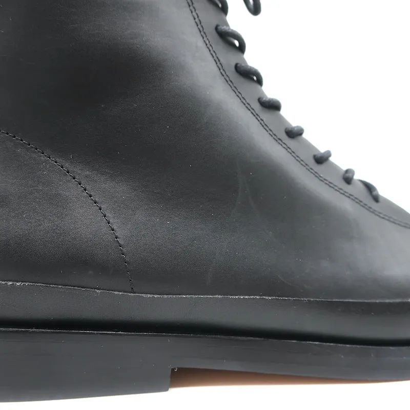 Bottes Vince Cooper à lacets en cuir noir taille 8