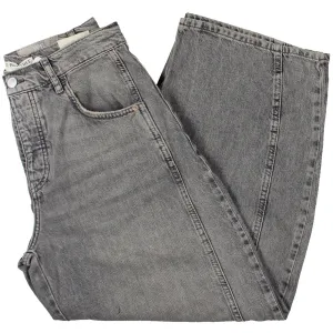 We The Free Womens Good Luck Mid-Rise Distressed Cropped Jeans