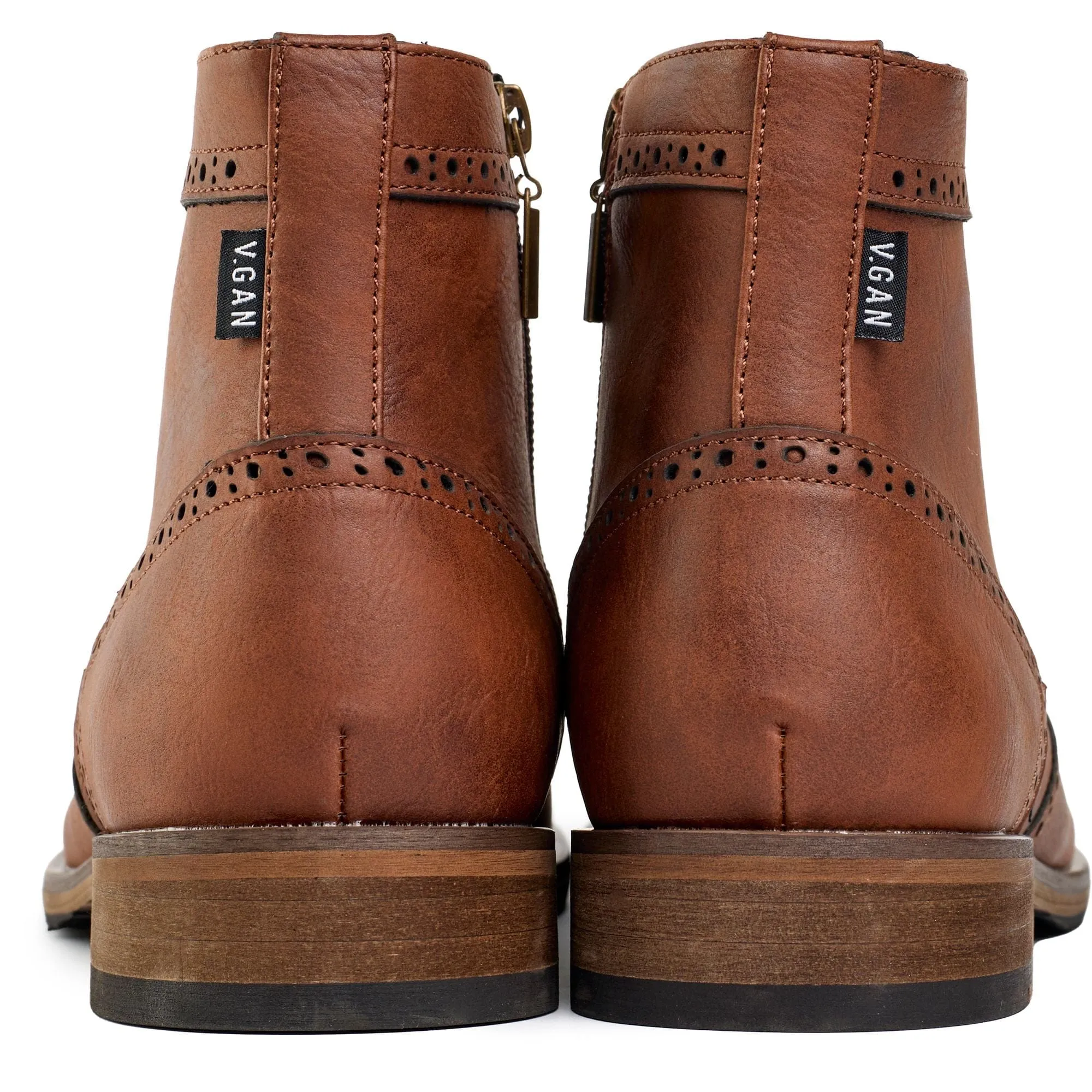 Bottes Richelieu en Simili-Cuir Vegan pour Homme Wheat 2 | Marron Clair