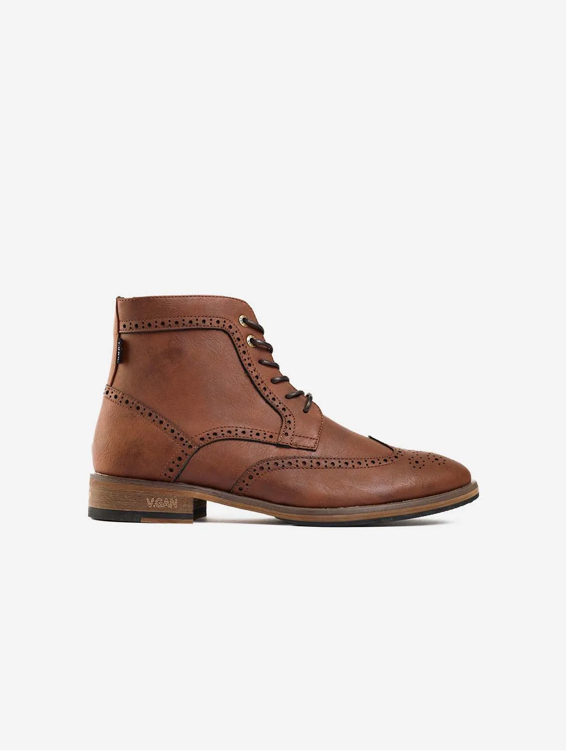 Bottes Richelieu en Simili-Cuir Vegan pour Homme Wheat 2 | Marron Clair