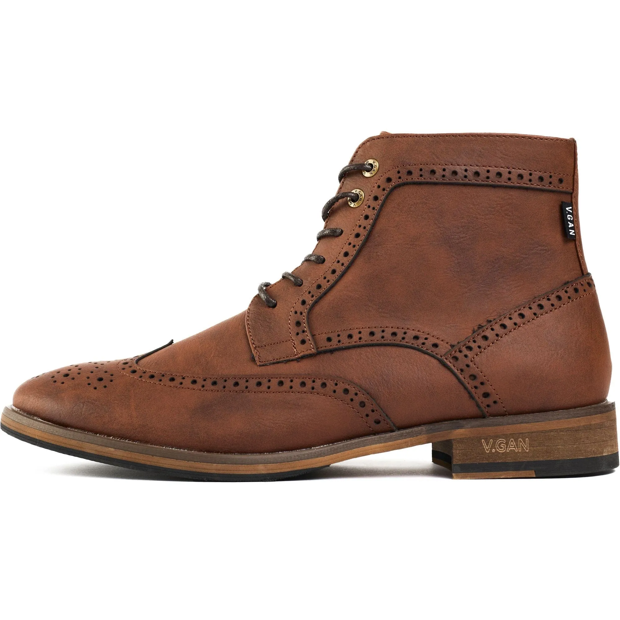 Bottes Richelieu en Simili-Cuir Vegan pour Homme Wheat 2 | Marron Clair