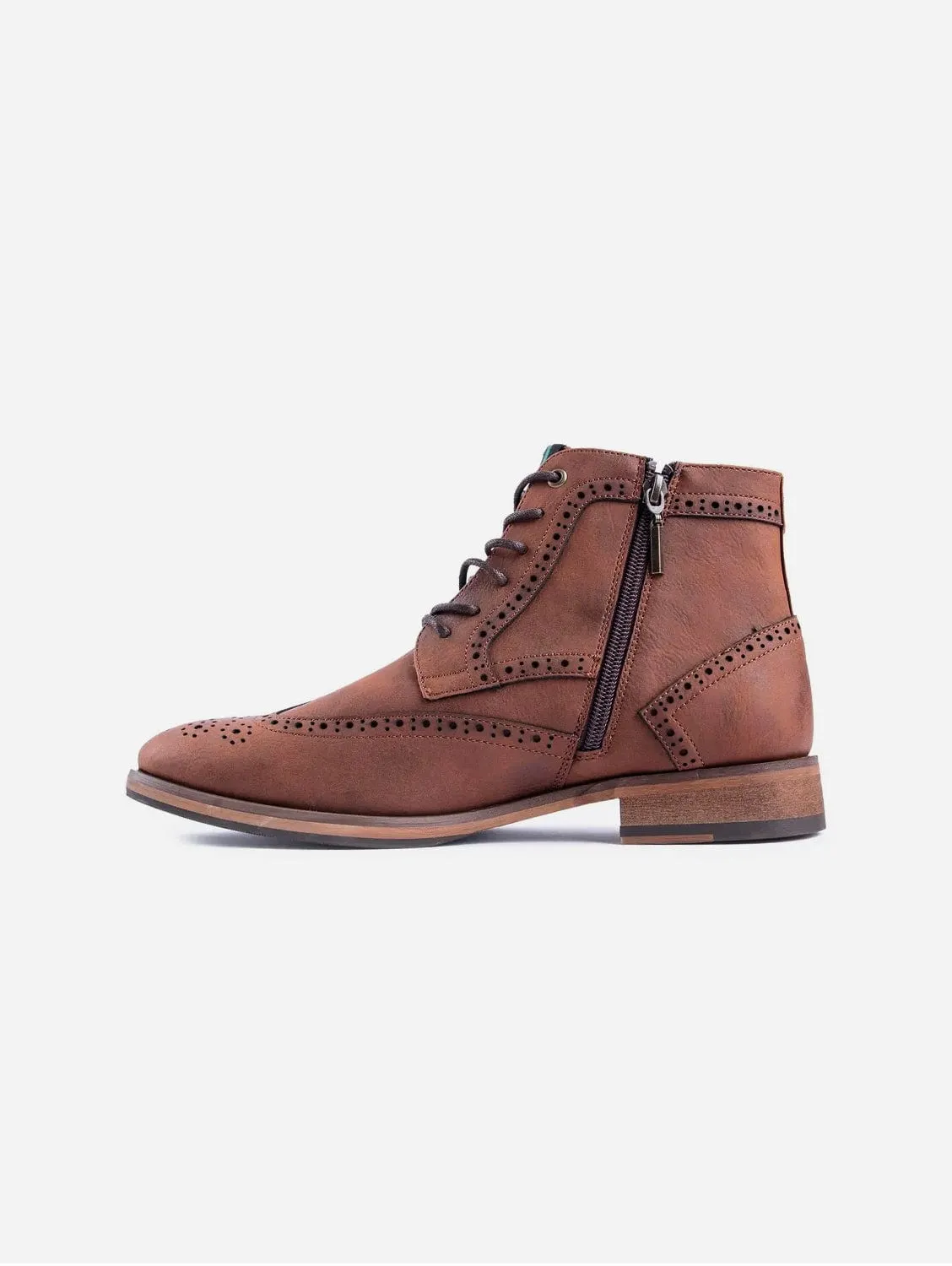 Bottes Richelieu en Simili-Cuir Vegan pour Homme Wheat 2 | Marron Clair
