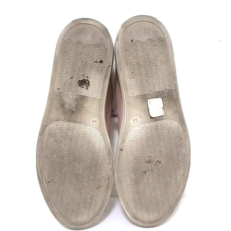 Baskets basses Achilles pour femme par Common Projects en daim perforé rose taille 38