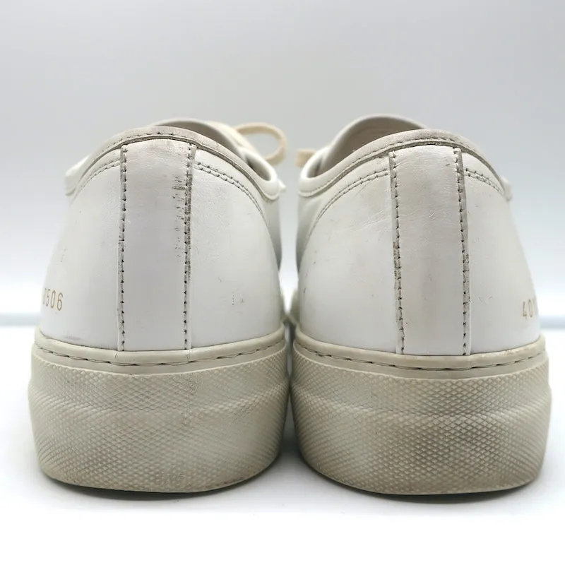 Baskets basses Tournament en cuir blanc pour femme Common Projects Taille 38