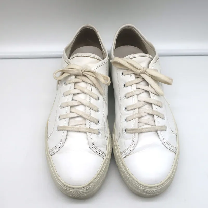 Baskets basses Tournament en cuir blanc pour femme Common Projects Taille 38