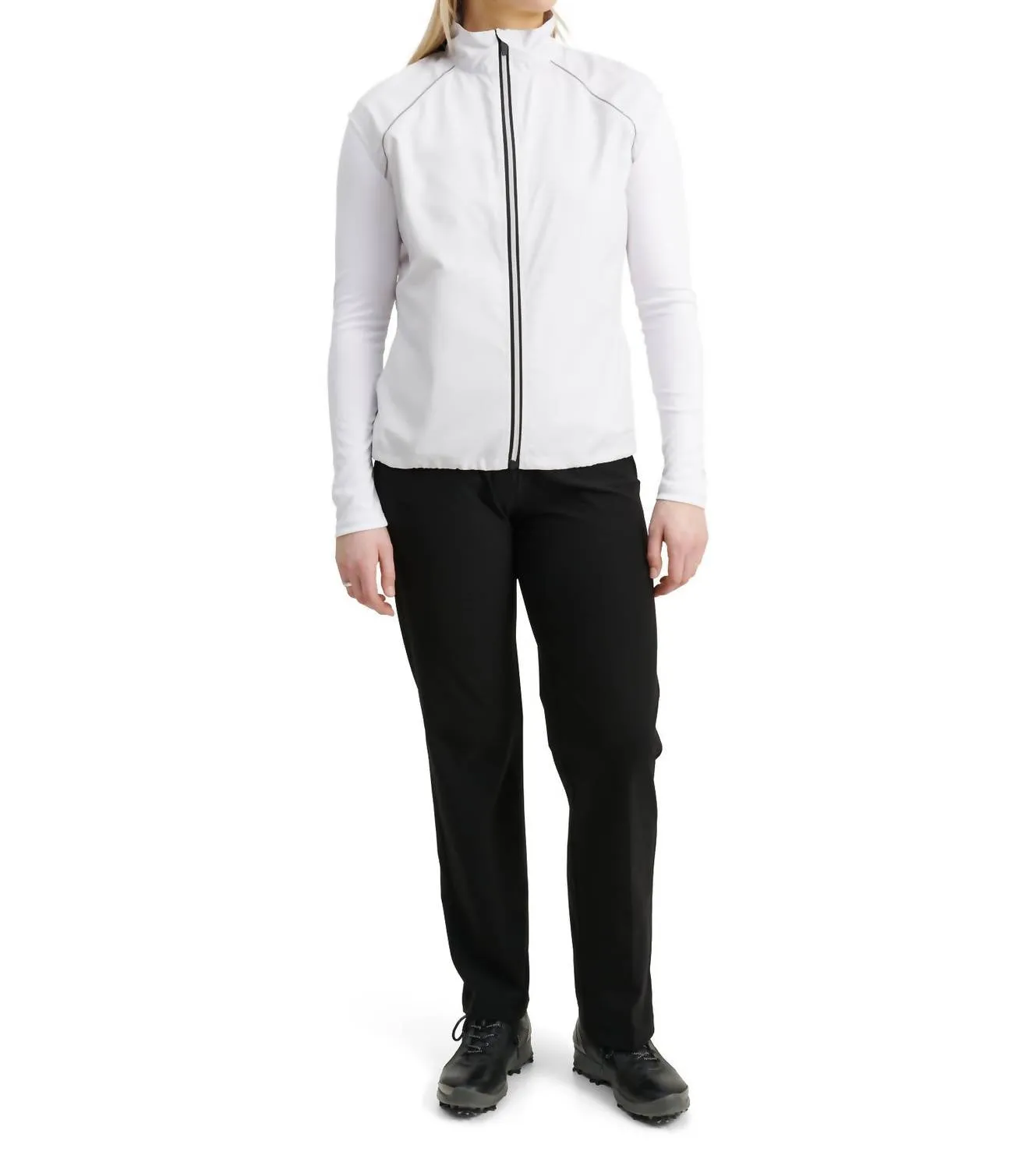 Veste coupe-vent extensible Ganton pour femme en mélange pierre
