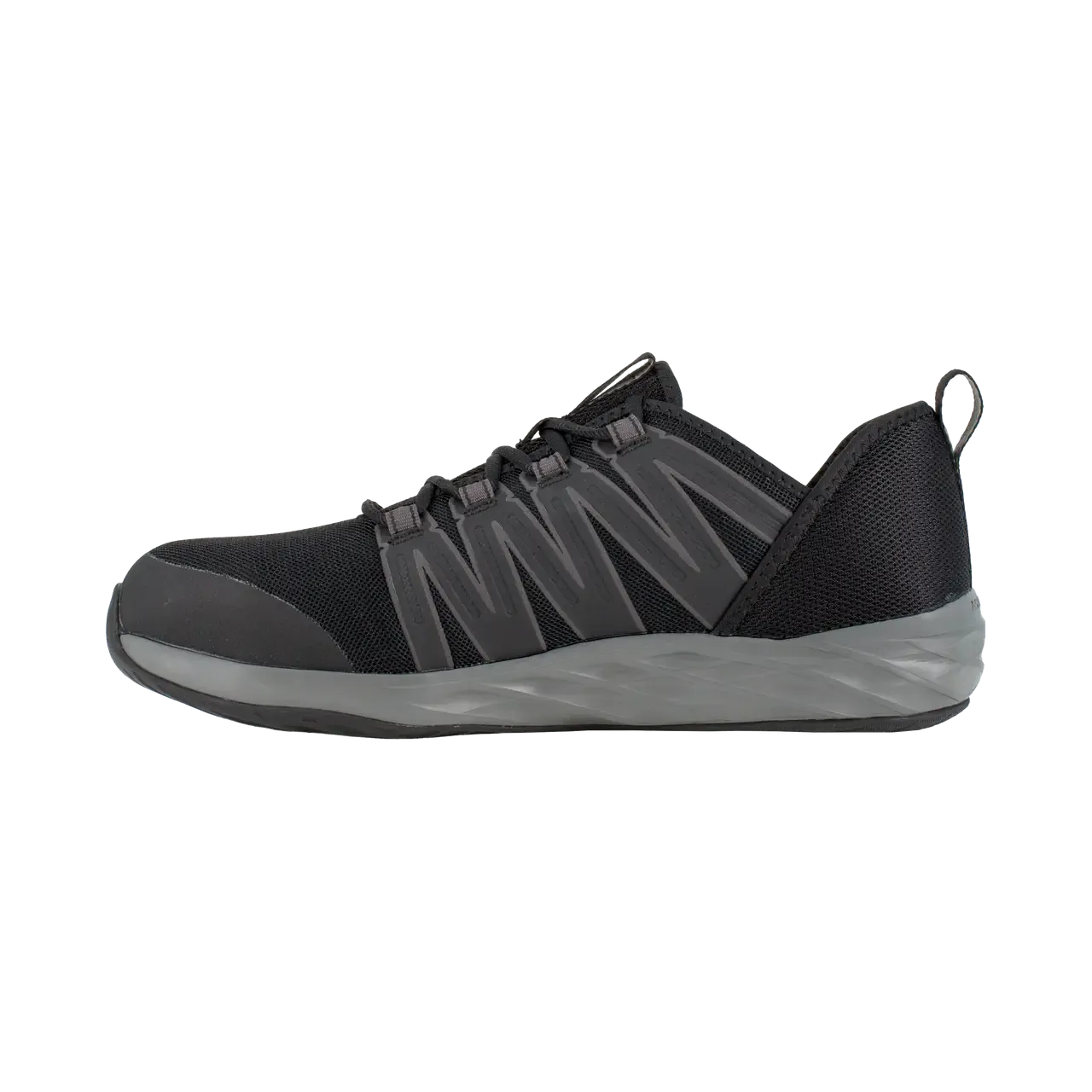 Chaussure de travail sportive à embout d'acier Astroride pour femmes Noir/Gris foncé