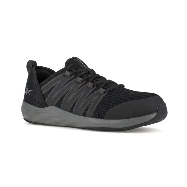 Chaussure de travail sportive à embout d'acier Astroride pour femmes Noir/Gris foncé