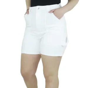 Women's Denim Casual Short,White