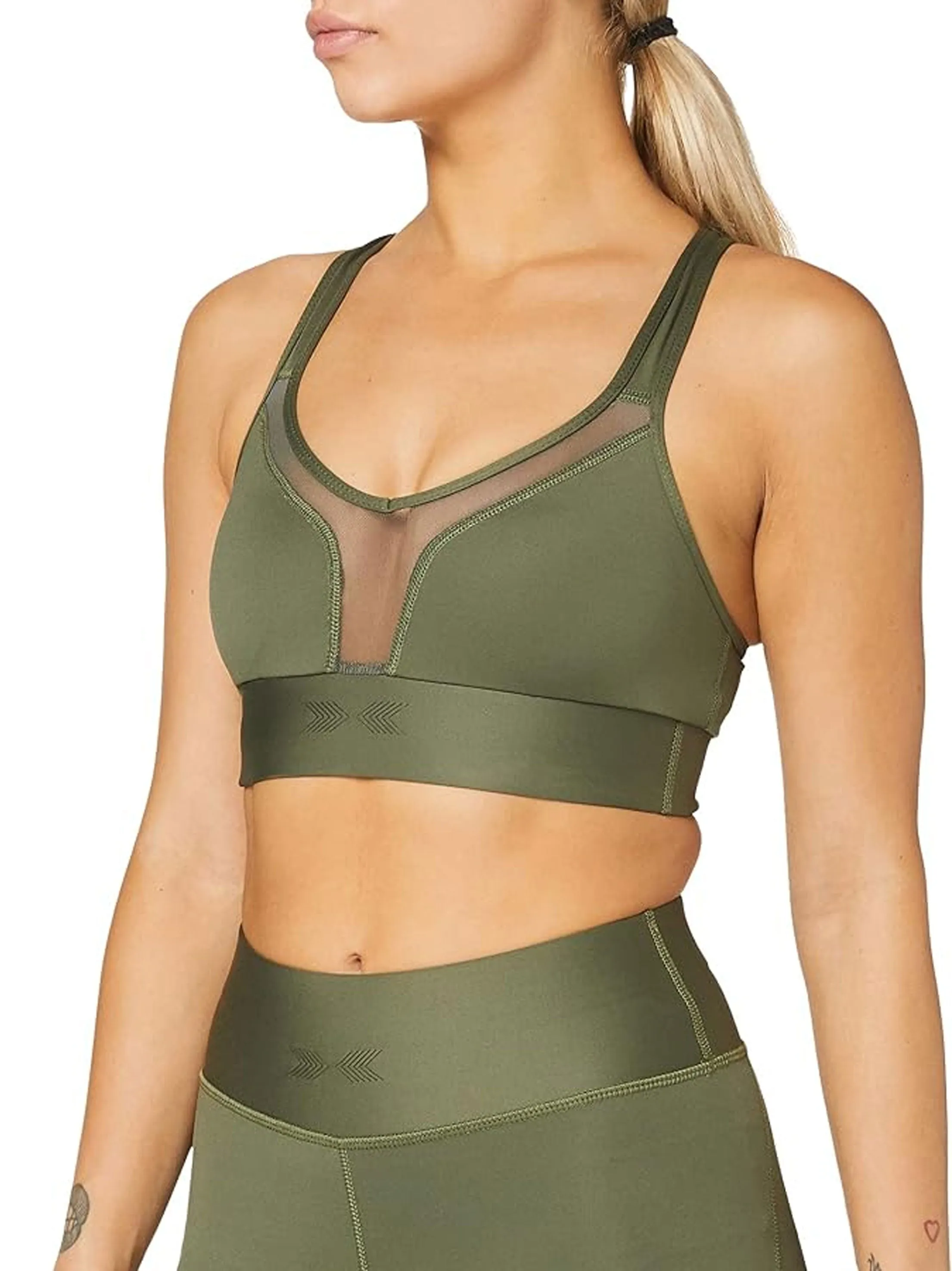 Soutien-gorge de sport Elevate pour femme, Olive