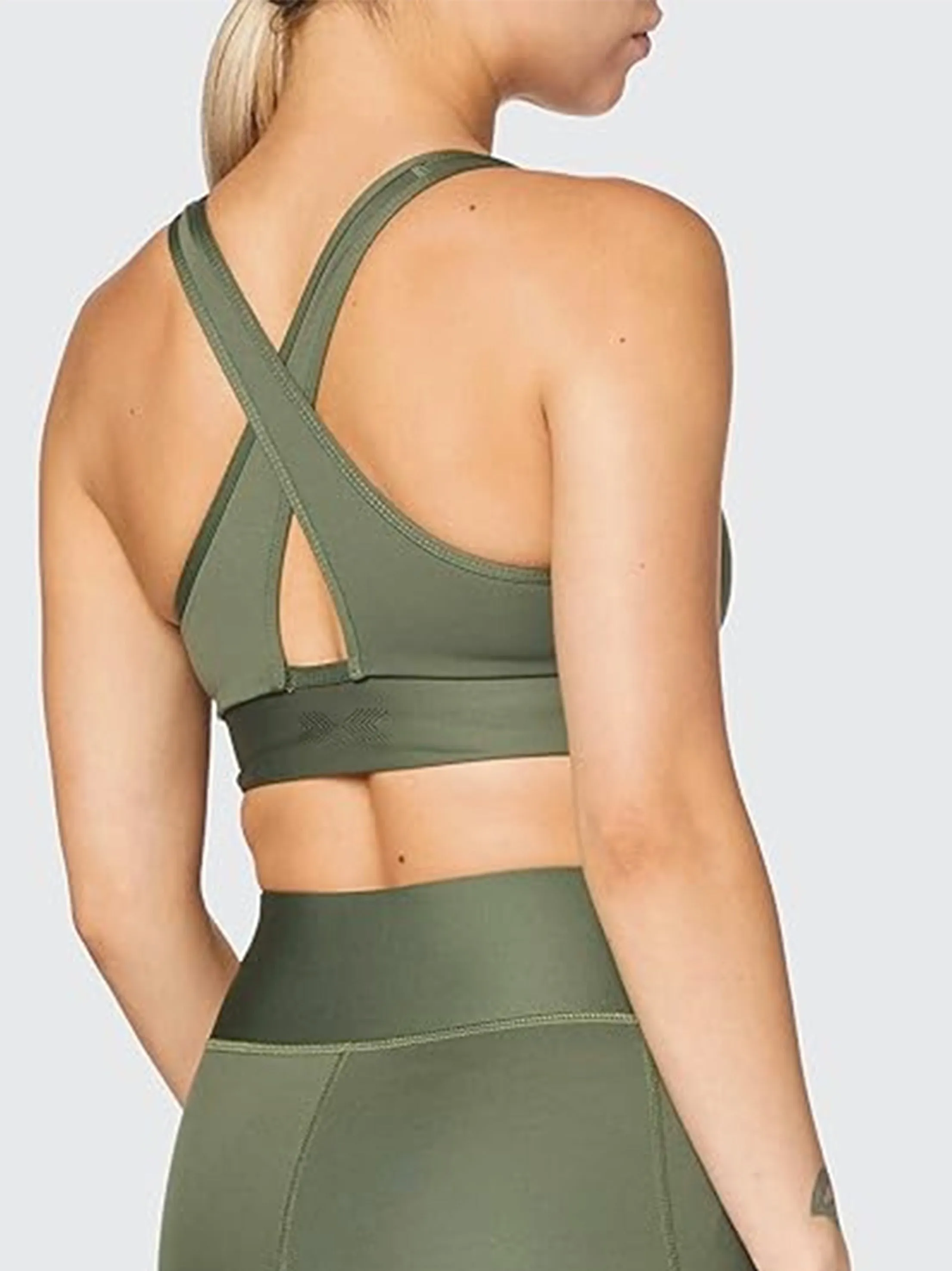 Soutien-gorge de sport Elevate pour femme, Olive