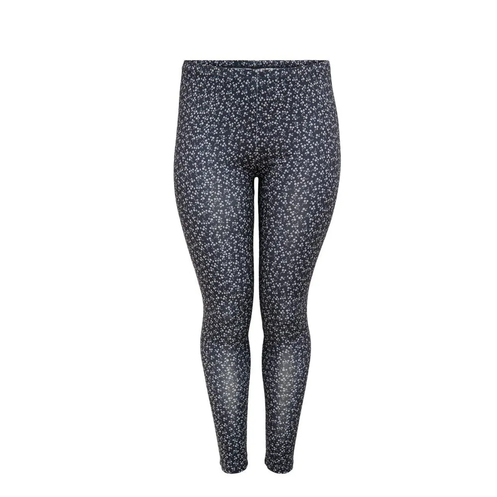 Legging floral pour femme, Marine