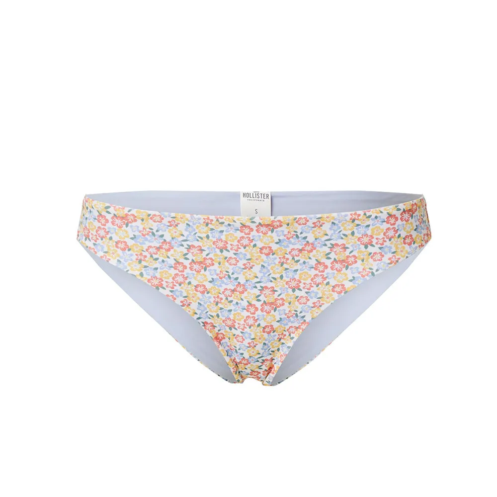 Slip de Bikini Femme à Fleurs à Enfiler, Multi