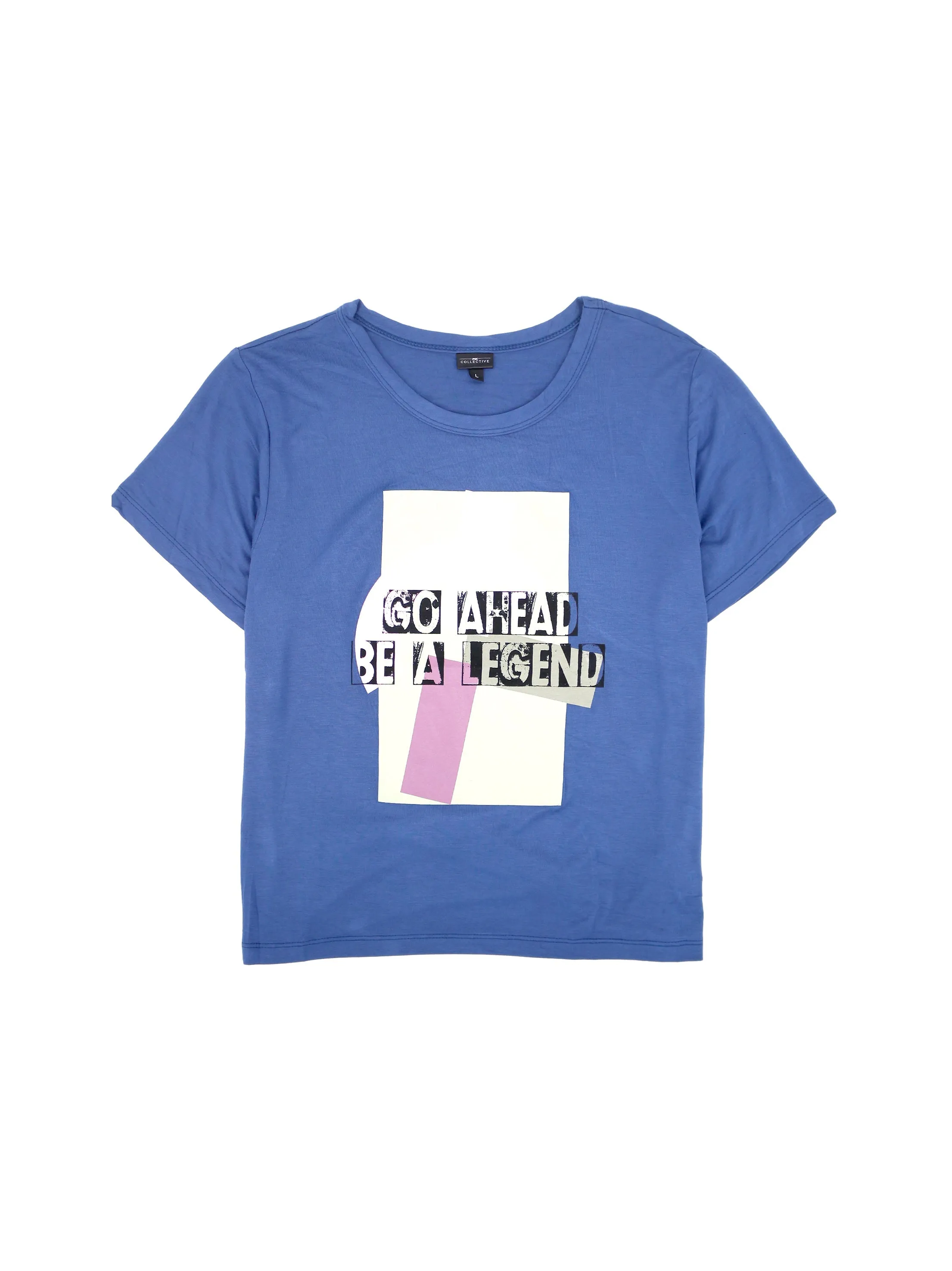 T-Shirt Femme à Motifs Imprimés, Bleu Marine