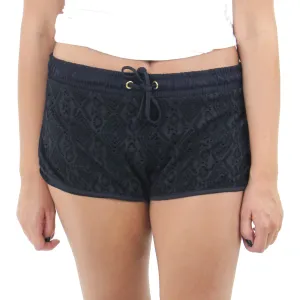 Women's Lace Swim Short,Black
