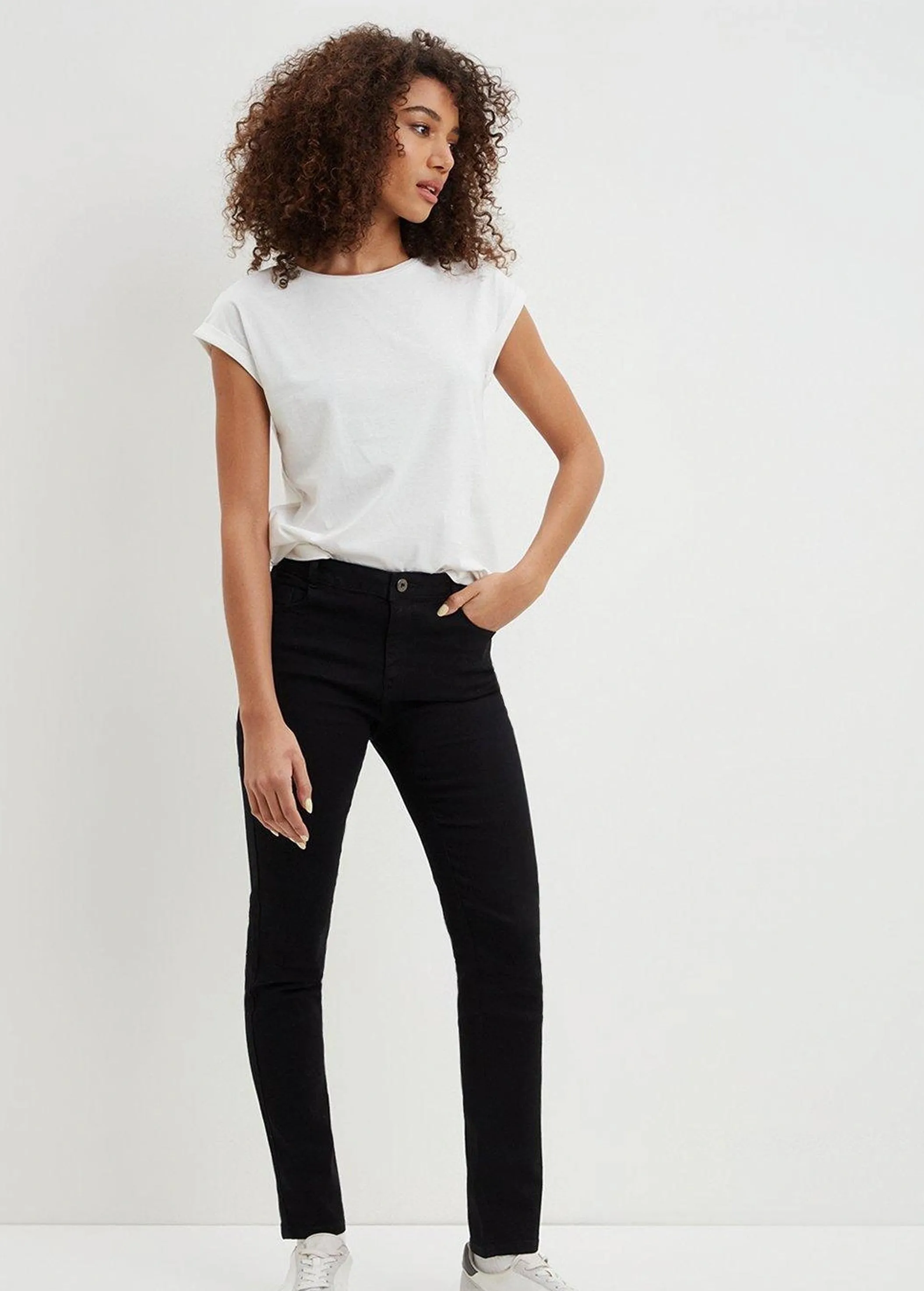 Jean Femme Uni, Noir