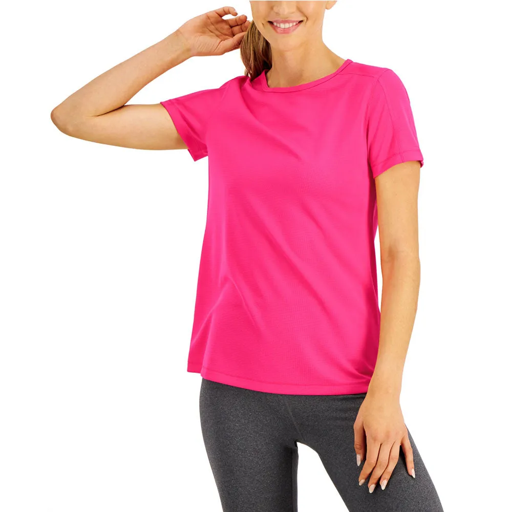 Haut de sport uni pour femmes, Fuchsia