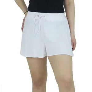 Women's Ribbed Casual Short,Light Pink