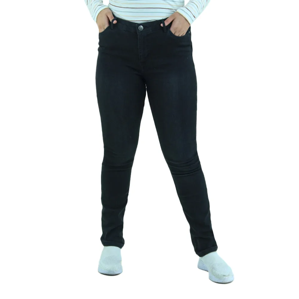 Jeans Skinny Femme, Noir