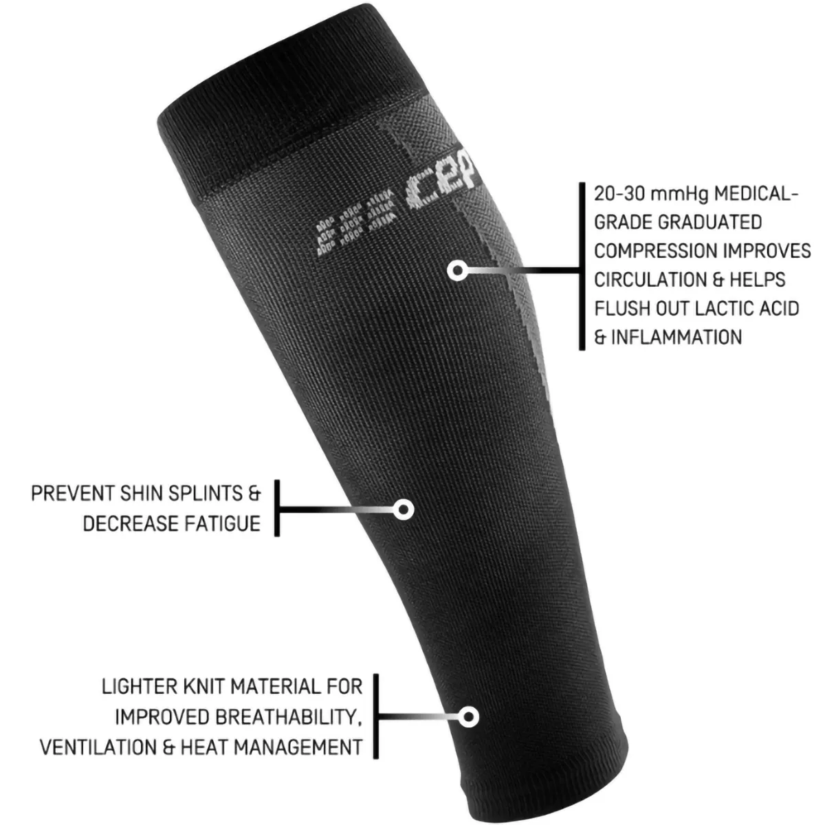 Manchons de Compression Ultra-Légers pour Mollet Femme