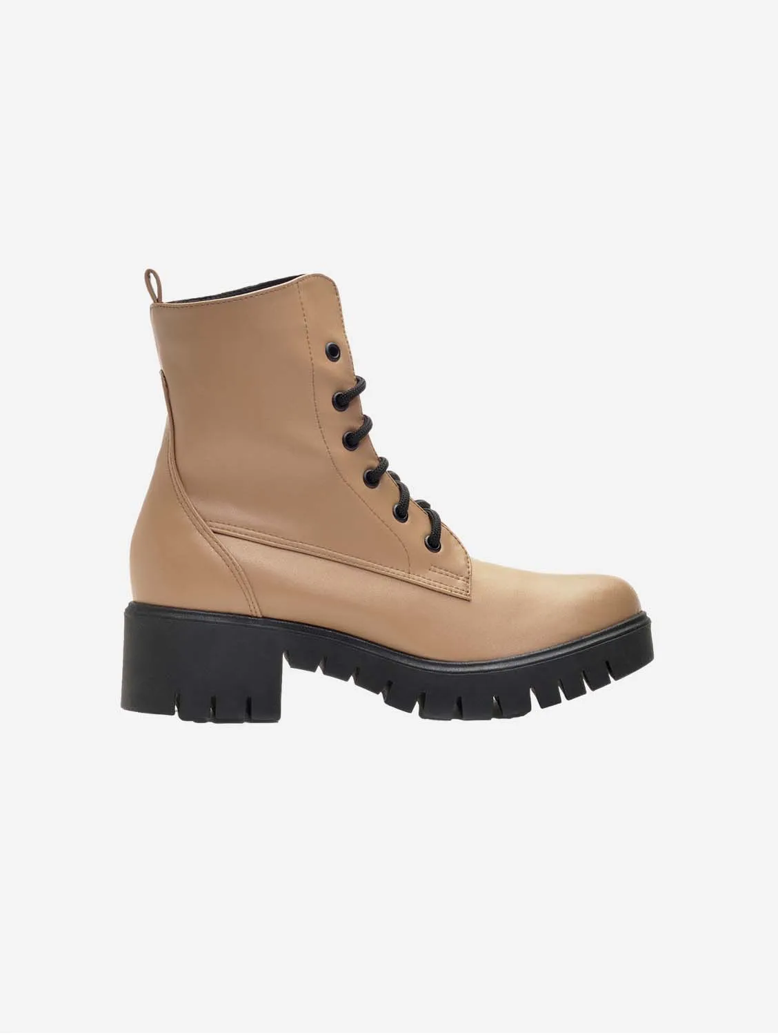 Bottes en Cuir de Raisin Vegea® No. 3 pour Femmes | Caramel