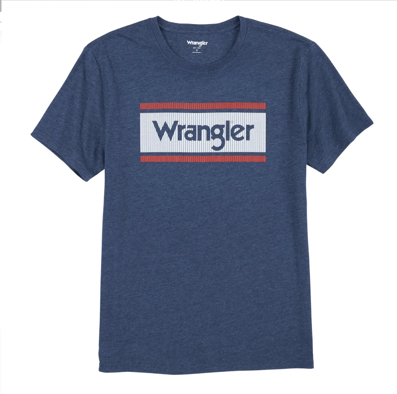 T-shirt manches courtes Wrangler® - Bleu chiné Wrangler Clothing