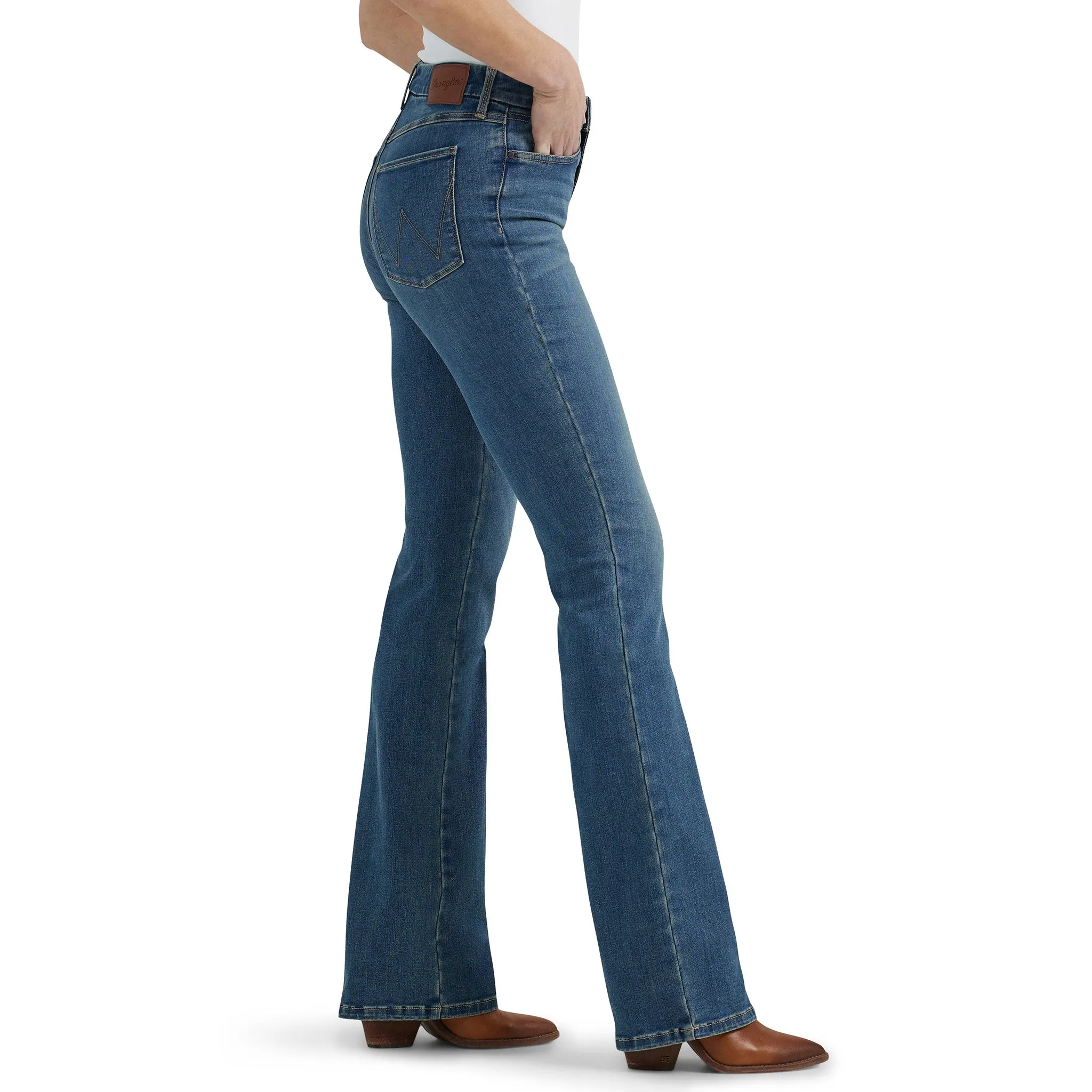 Wrangler Femme Jean Bootcut Ada Sur Mesure