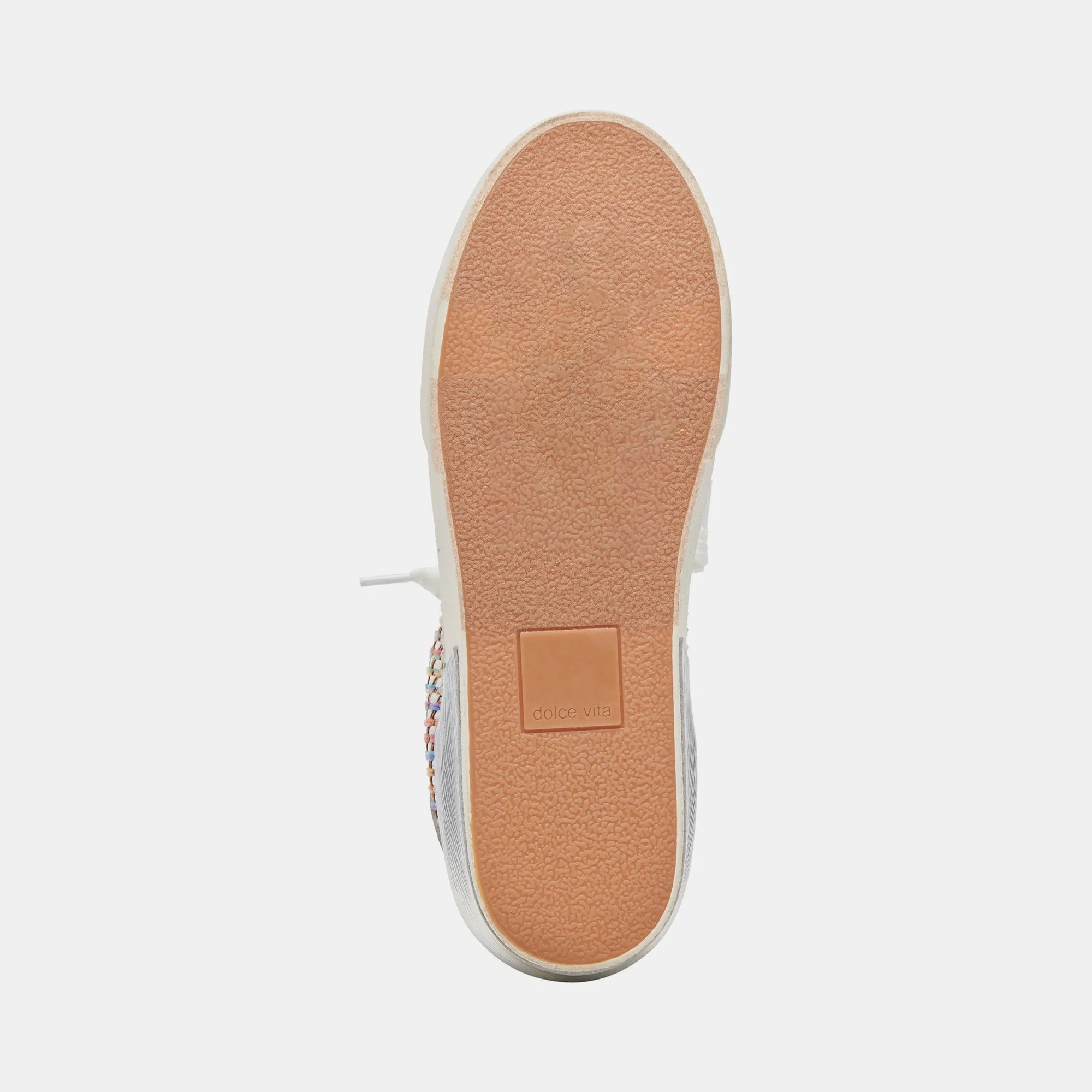 ZINA PRIDE SNEAKERS BLANC MULTI RAFFIA