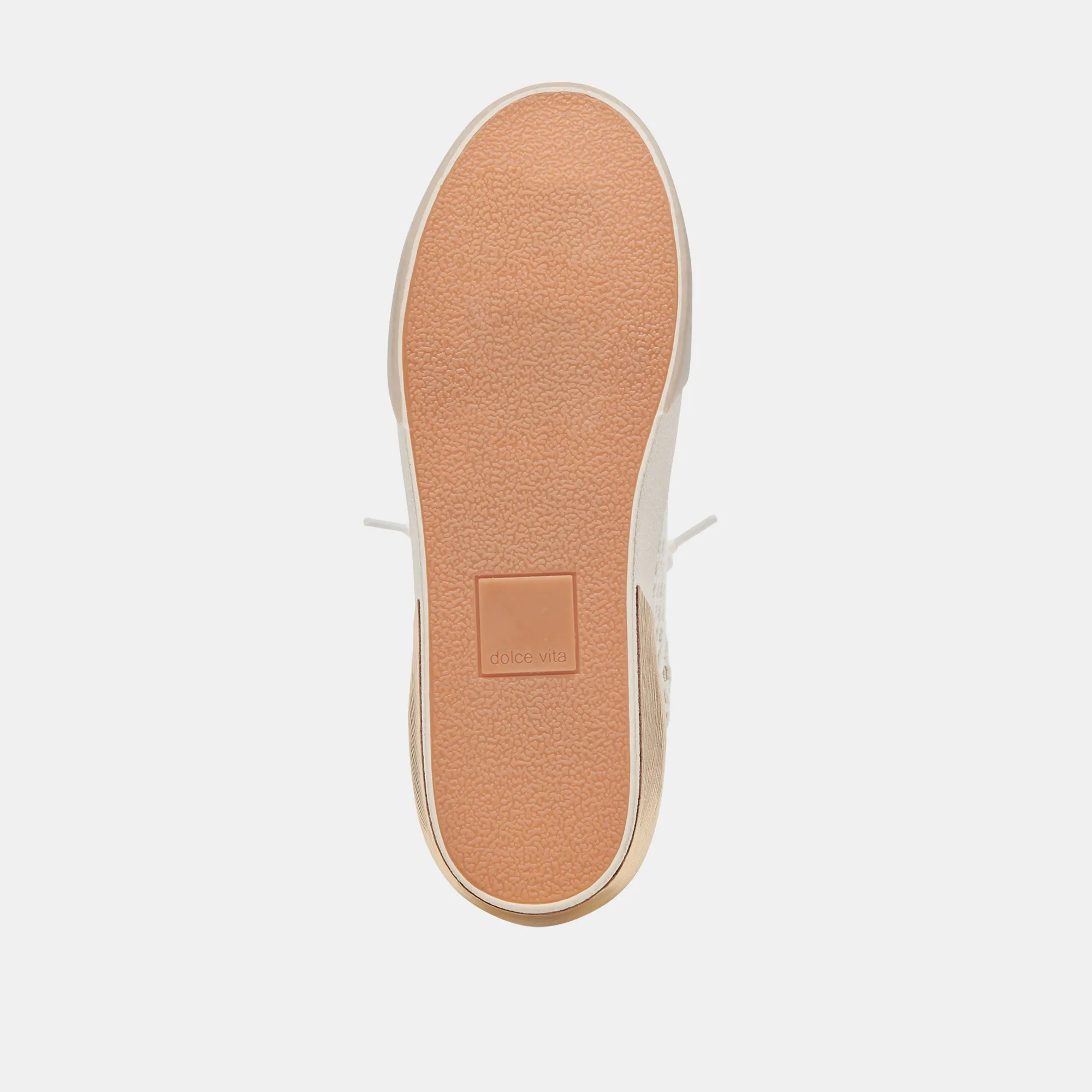 ZINA SNEAKERS TISSÉ OR OSSEIN