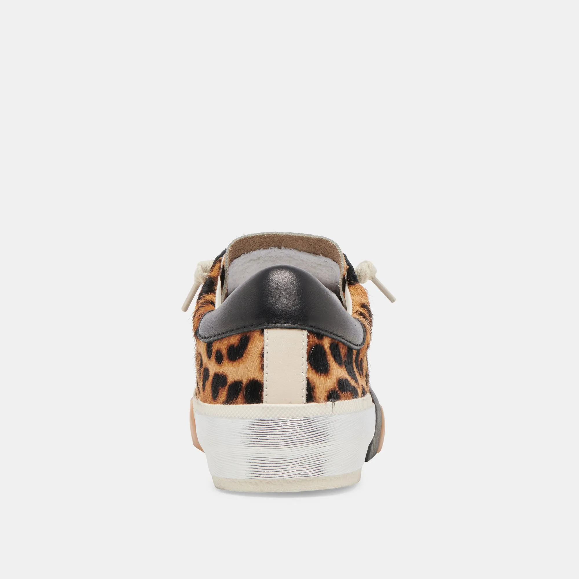ZINA SNEAKERS LEOPARD NOIR POIL DE VEAU
