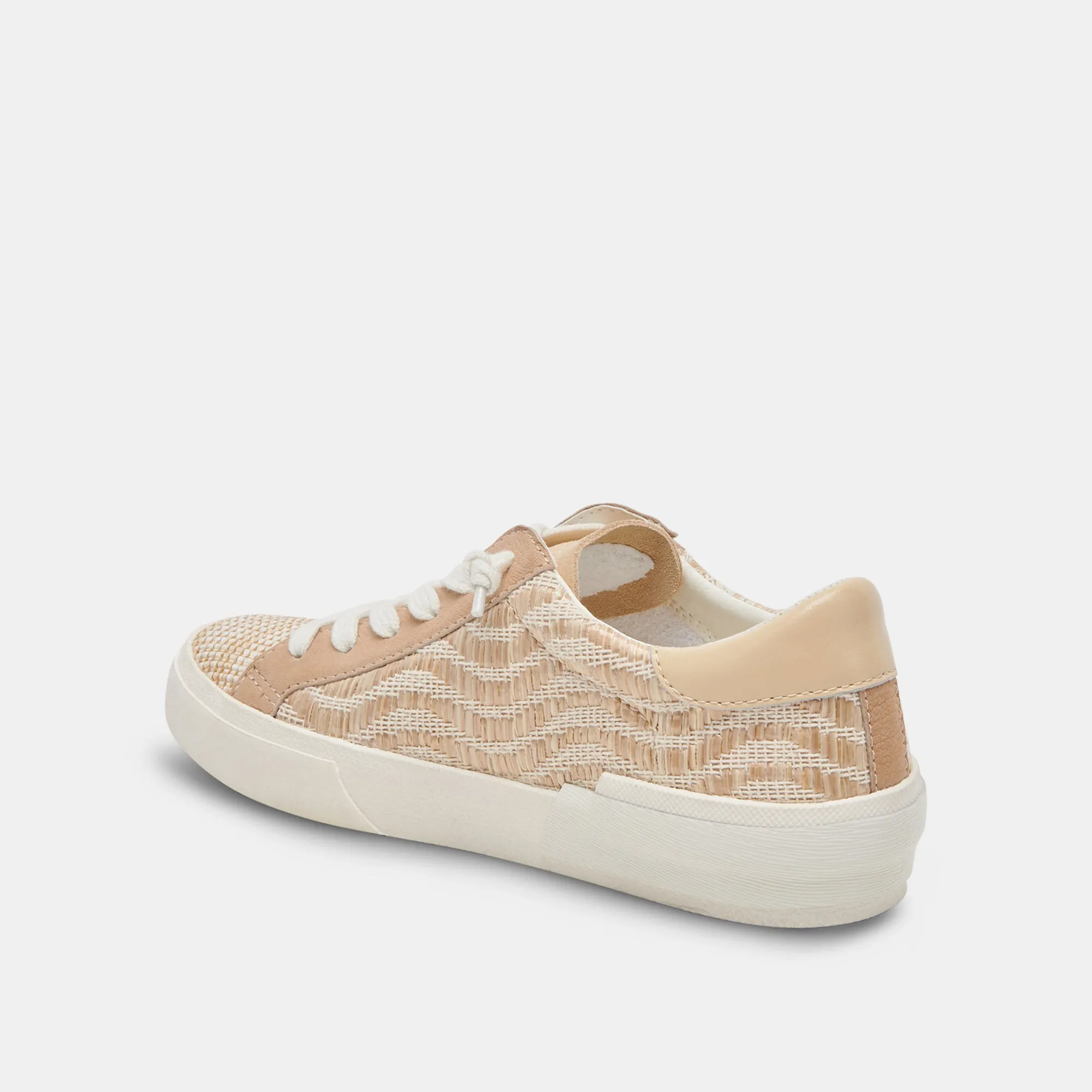 ZINA SNEAKERS BLÉ RAFFIA