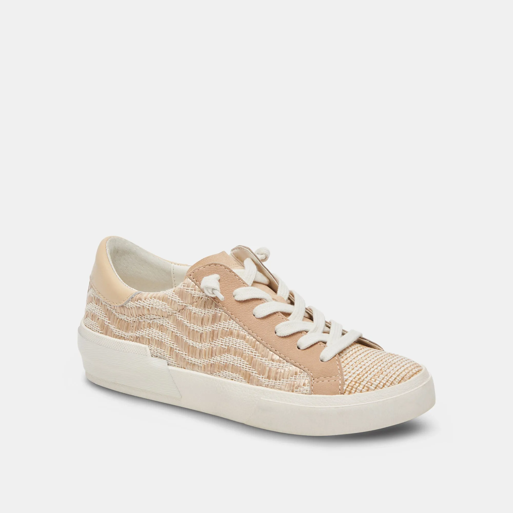 ZINA SNEAKERS BLÉ RAFFIA