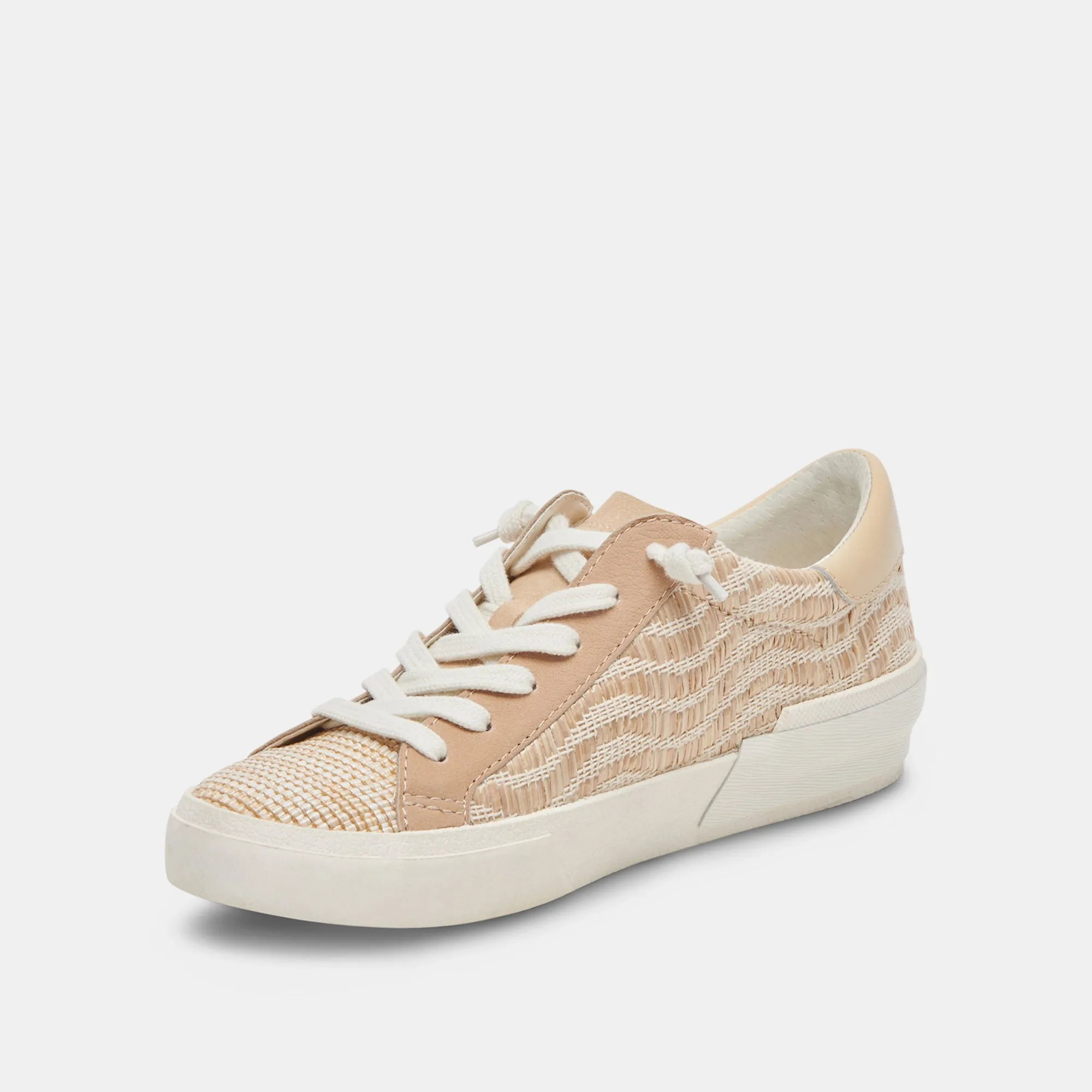 ZINA SNEAKERS BLÉ RAFFIA