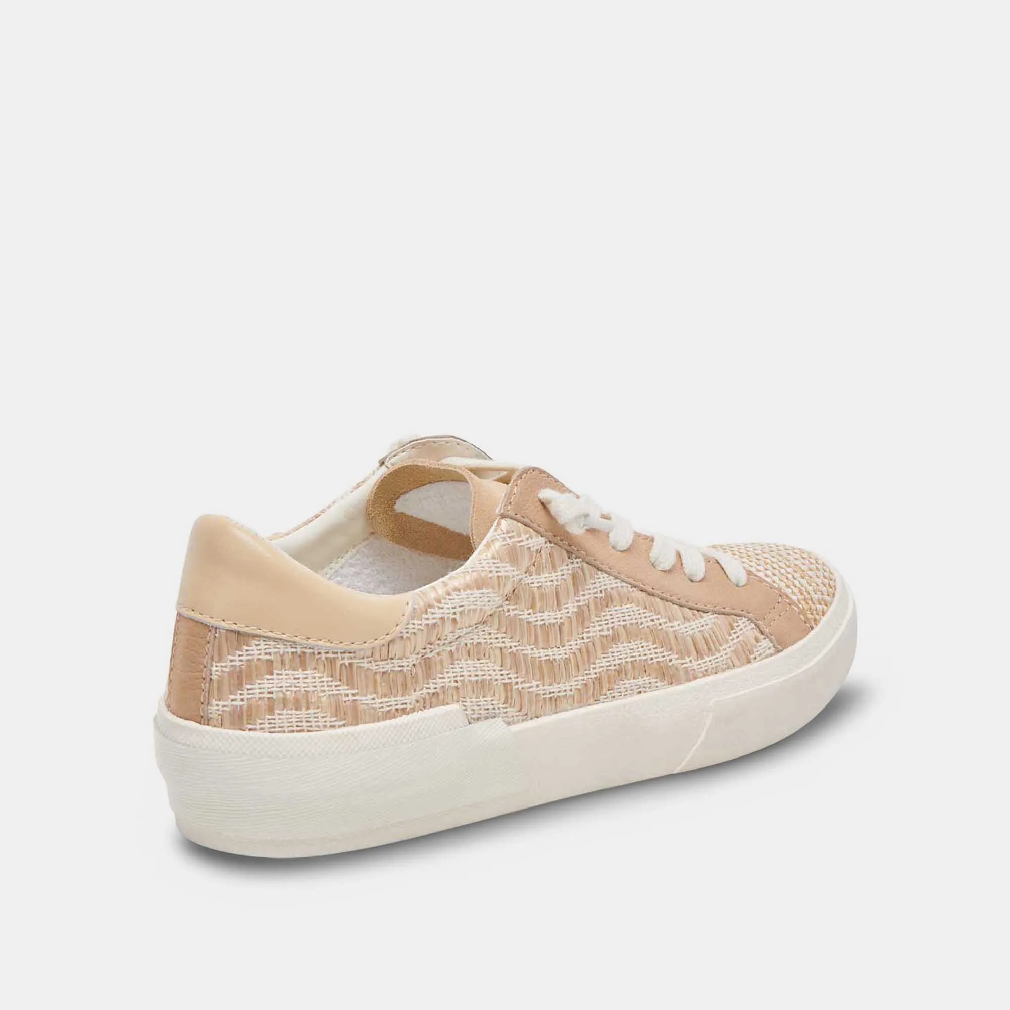 ZINA SNEAKERS BLÉ RAFFIA