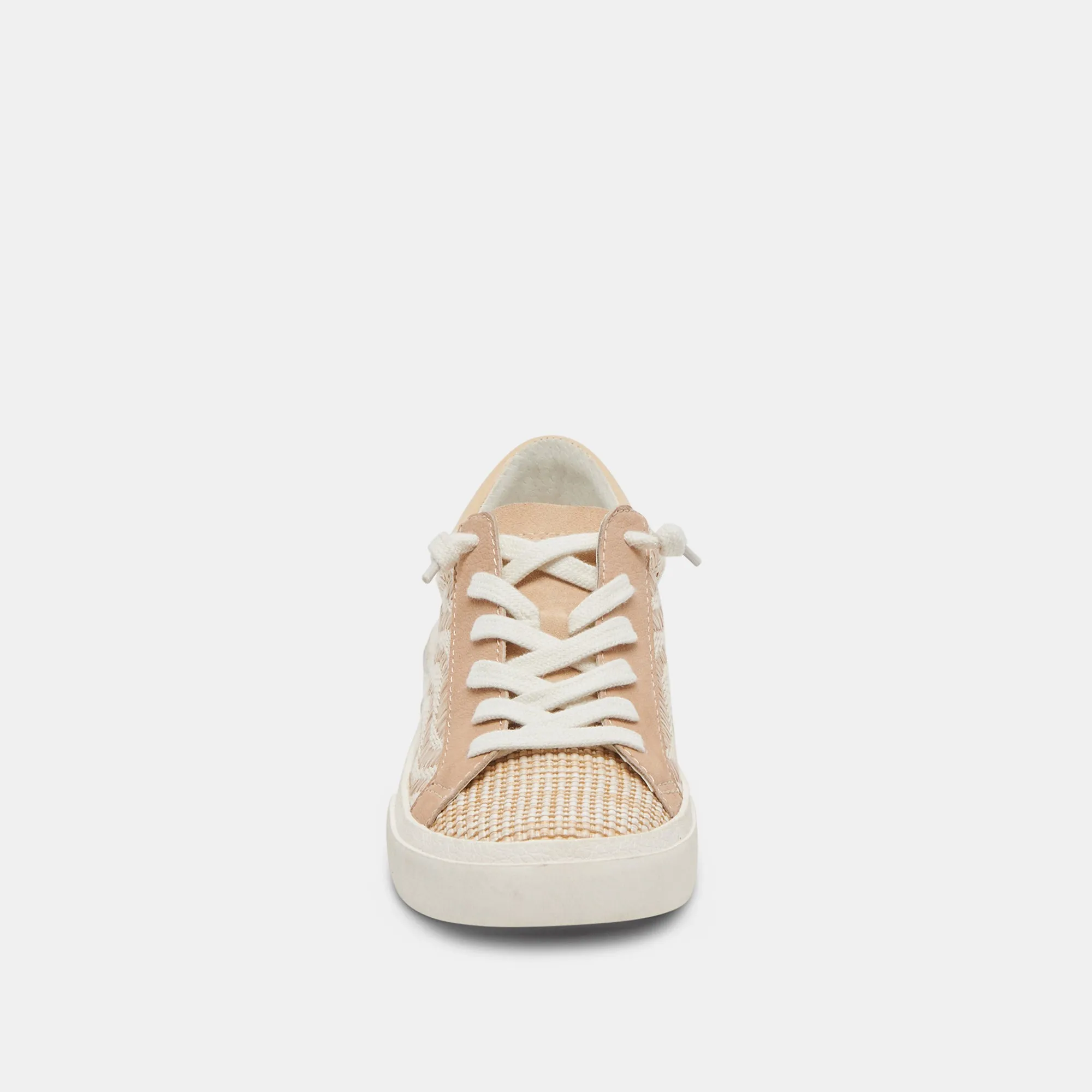 ZINA SNEAKERS BLÉ RAFFIA