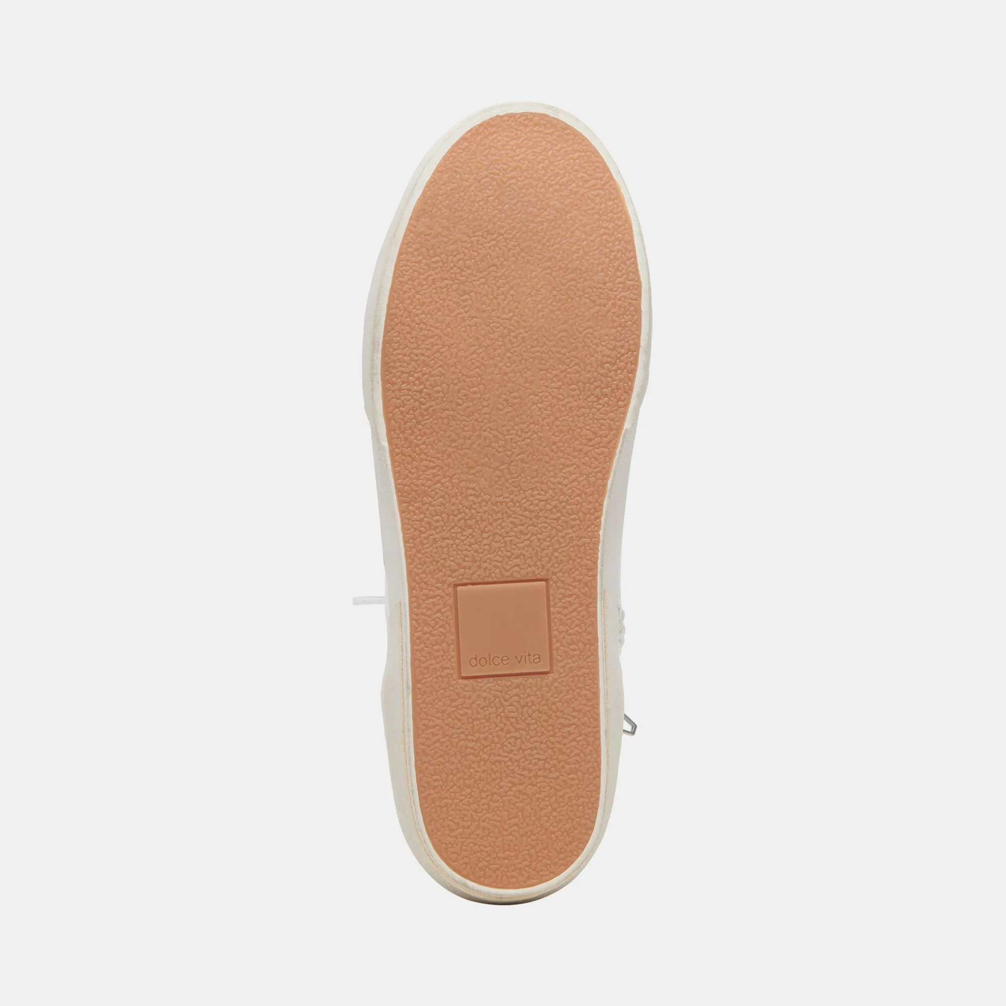 ZOHARA SNEAKERS BLANCHE EN CUIR PERFORÉ