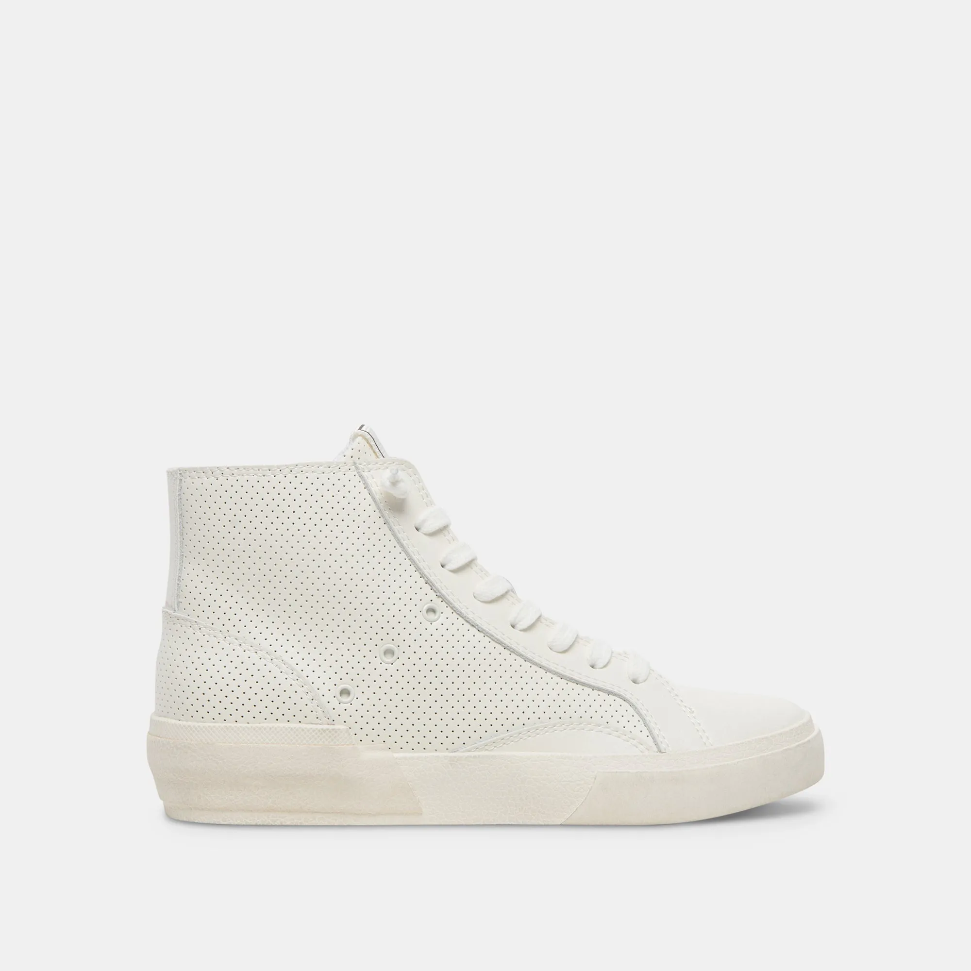 ZOHARA SNEAKERS BLANCHE EN CUIR PERFORÉ