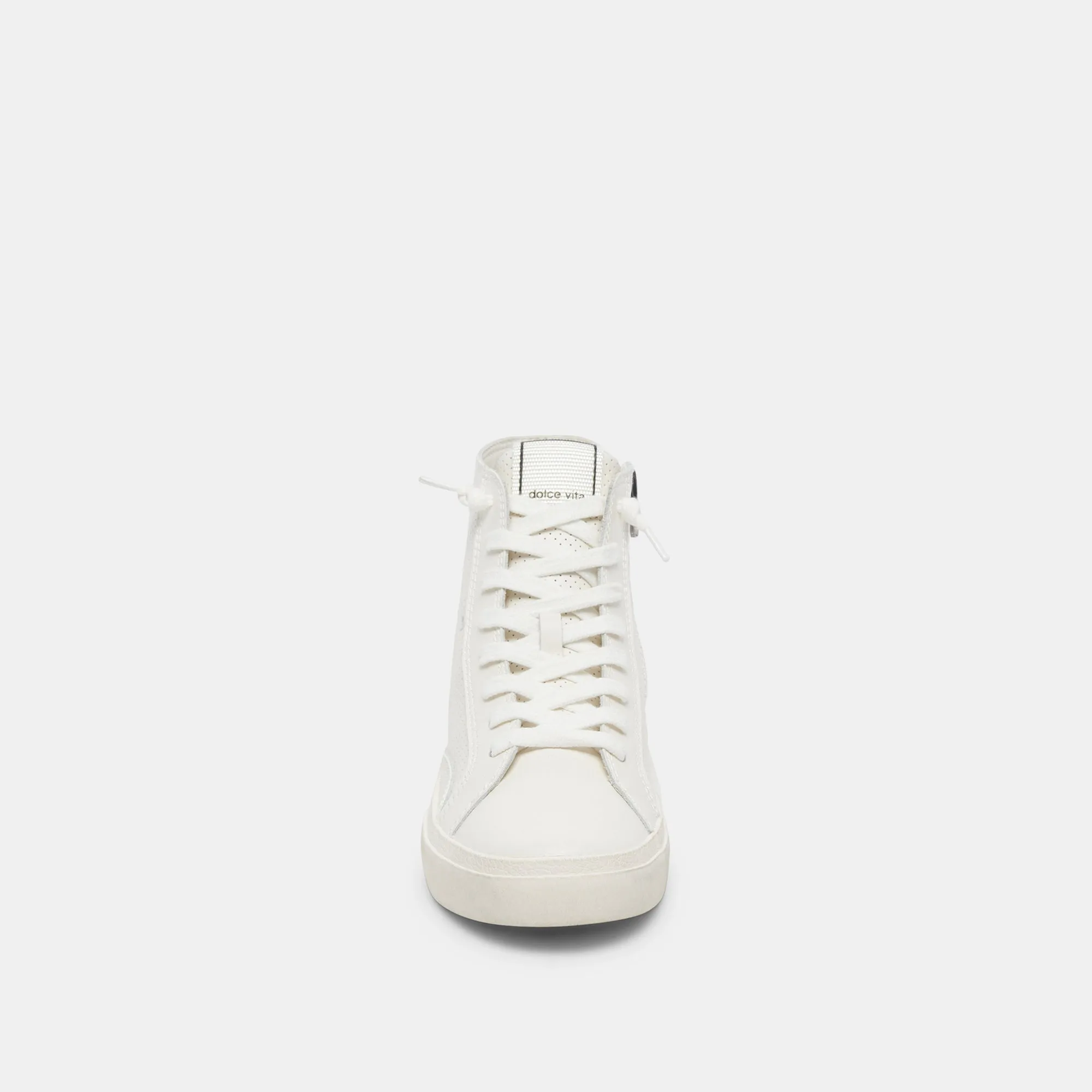 ZOHARA SNEAKERS BLANCHE EN CUIR PERFORÉ